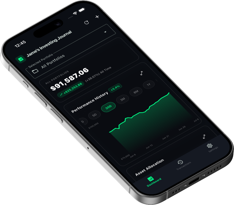 Forge Journal Portfolio Dashboard